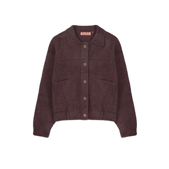 NEW RINO & PELLE bubbly jacket in prune - Picture 3 of 3